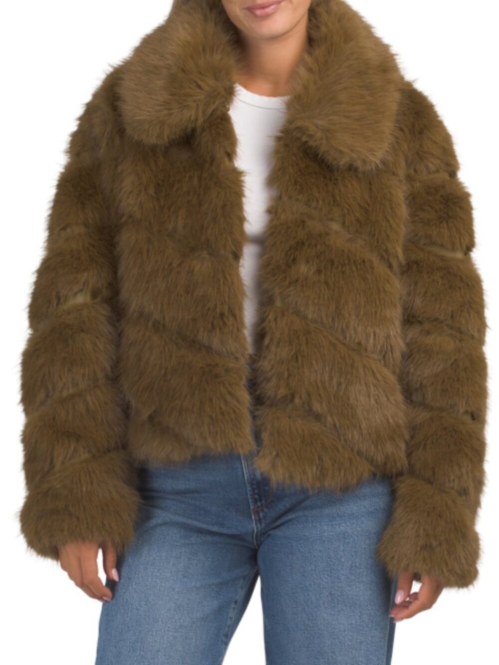 AVEC Plus Faux Fur Jacket